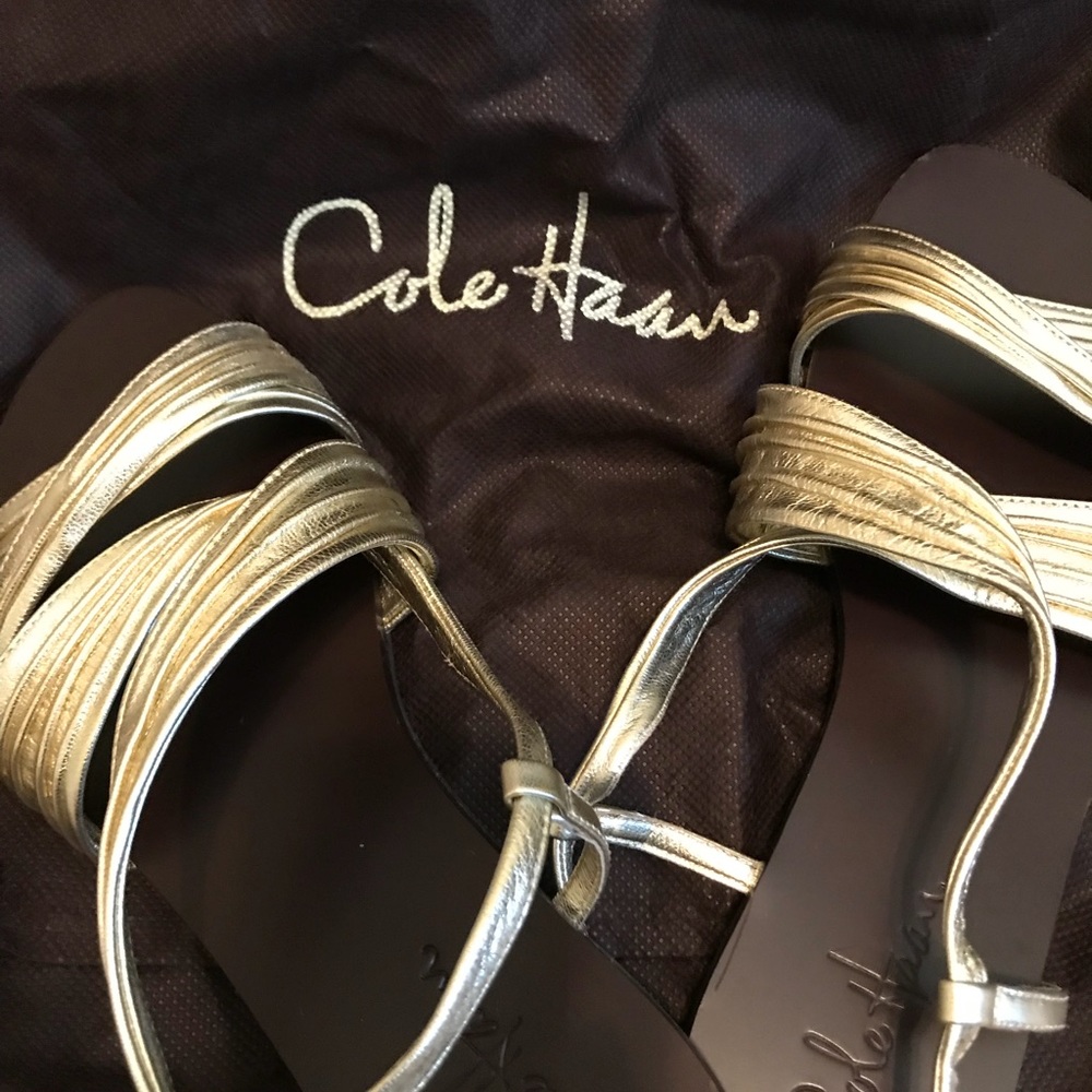 Gold sandals